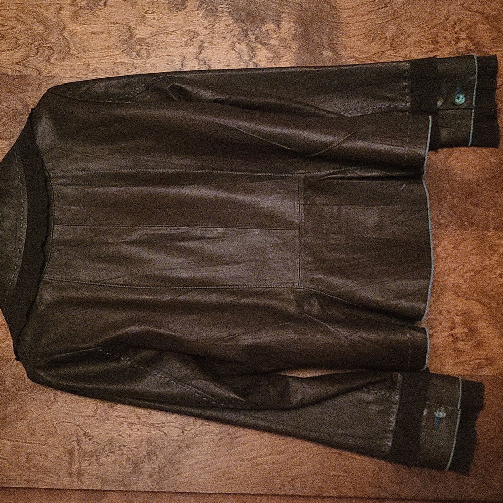 Gorgeous Unique Butter Soft Lamb Leather Jacket M - Picture 3 of 9